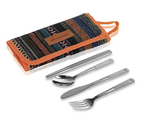 Picnic Utensil Set with Travel Case