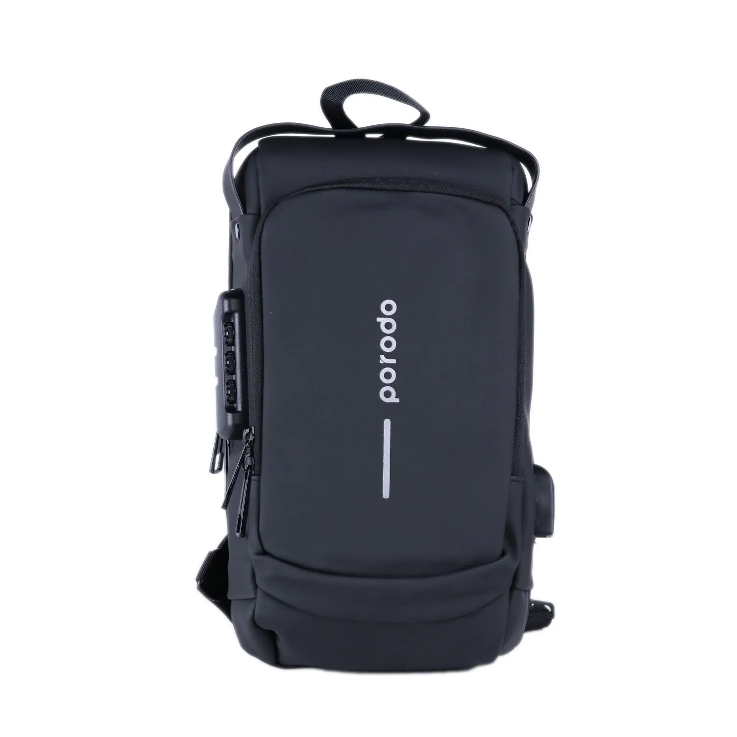 Porodo Lifestyle Water-Proof Oxford Fanny Pack With USB-A Port
