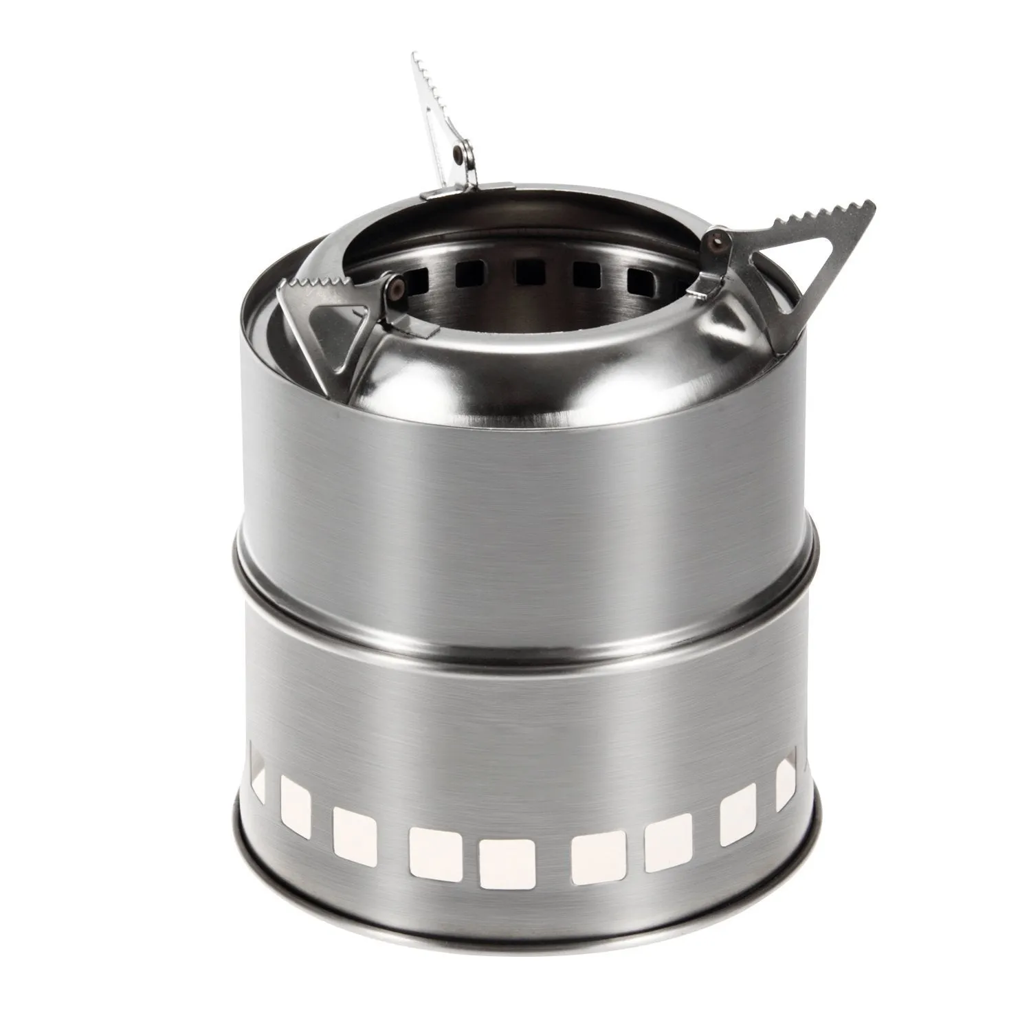Portable Lightweight Stainless Steel Wood Burning Camping Stove