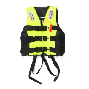 Portable Oxford Life jacket Swimming Fishing Boating Kayak Buoyancy Aid Vest-M/L/XL
