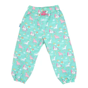 Puddle-Dry Rain Pants (Single Layer  | Unicorn