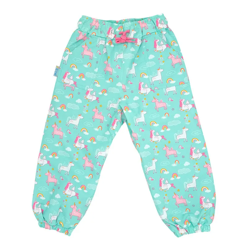 Puddle-Dry Rain Pants (Single Layer  | Unicorn