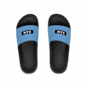 Raw Sushi "RAW STAMP" Slide Sandals nipsey blue