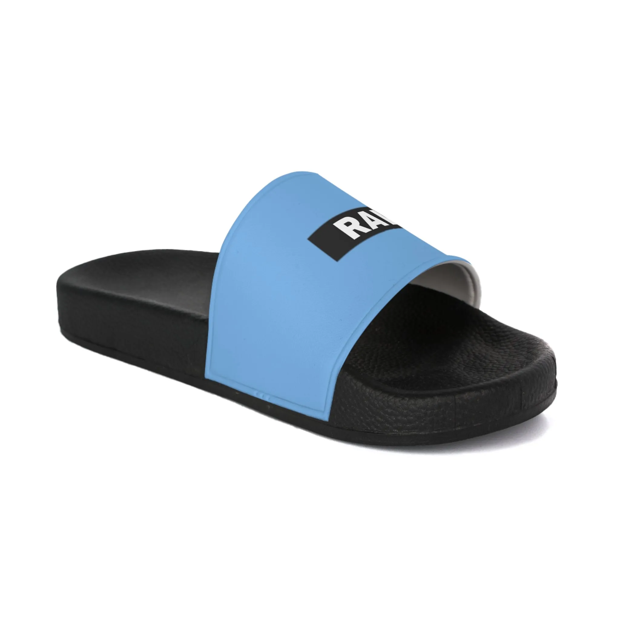 Raw Sushi "RAW STAMP" Slide Sandals nipsey blue