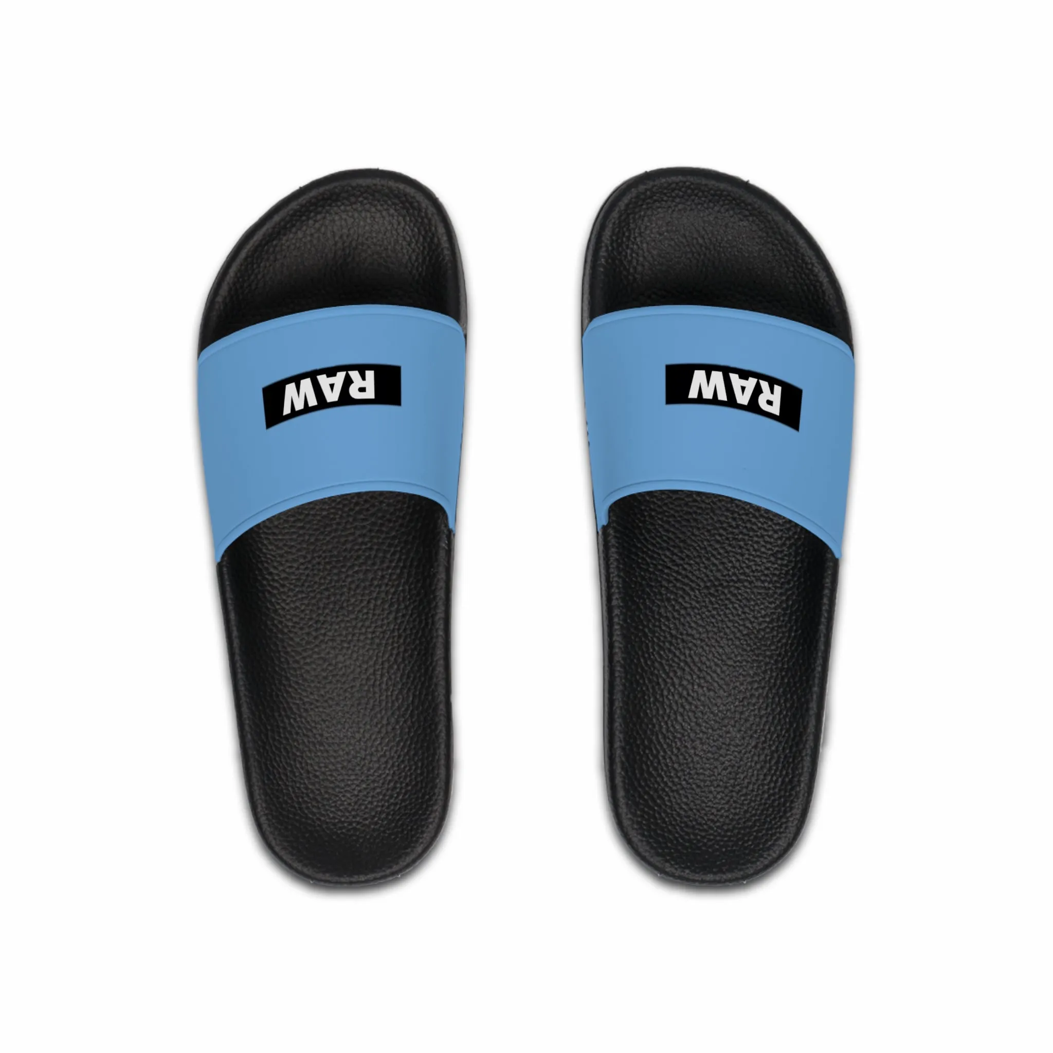 Raw Sushi "RAW STAMP" Slide Sandals nipsey blue