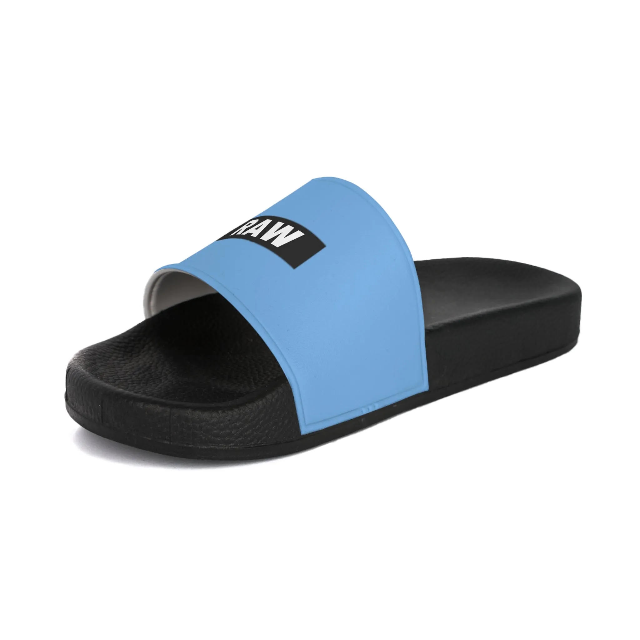 Raw Sushi "RAW STAMP" Slide Sandals nipsey blue
