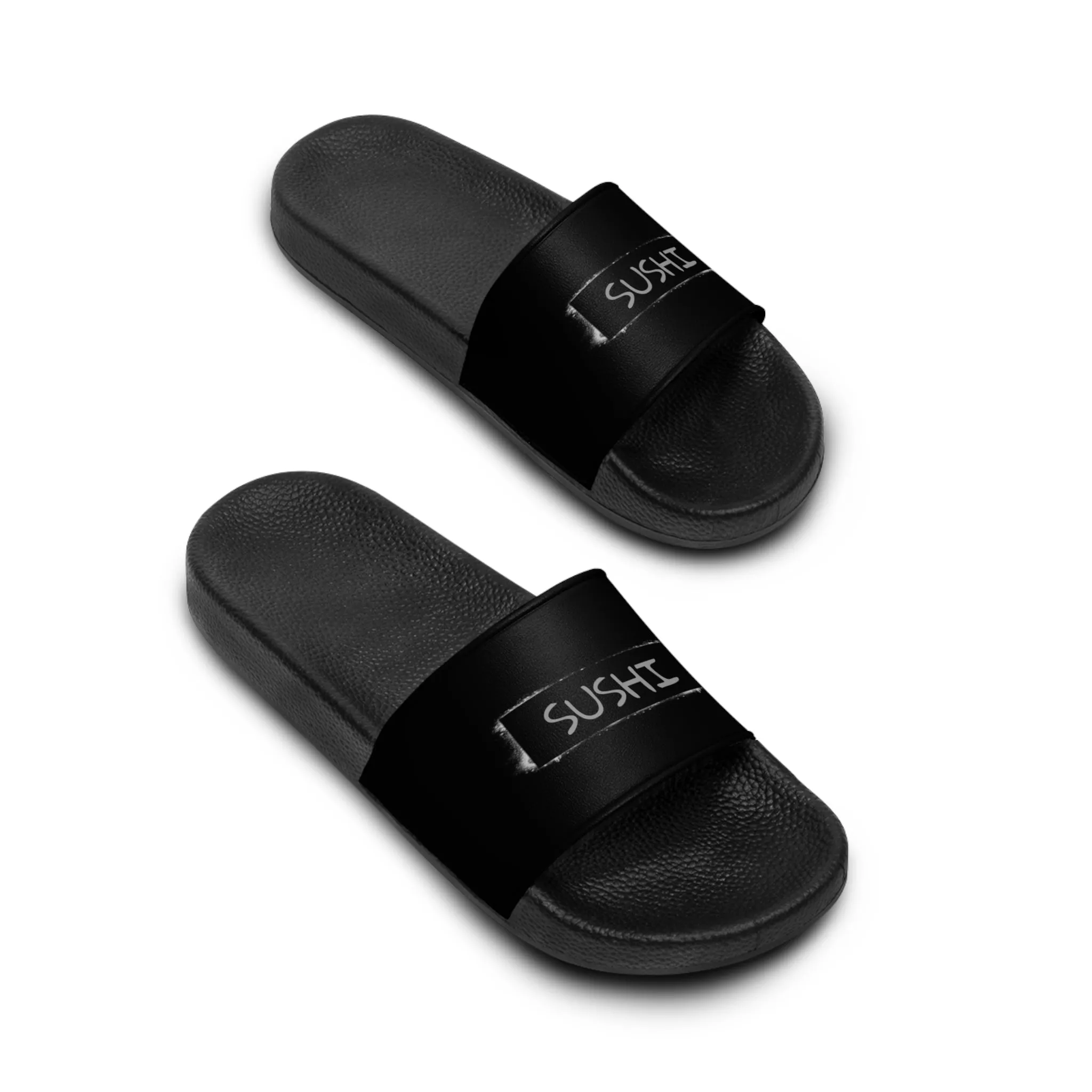 Raw Sushi "SUSHI STAMP" Slide Sandals blk