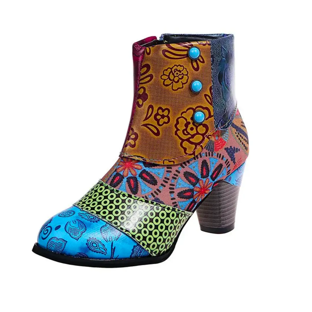 Rosy - Waterproof Retro Boots