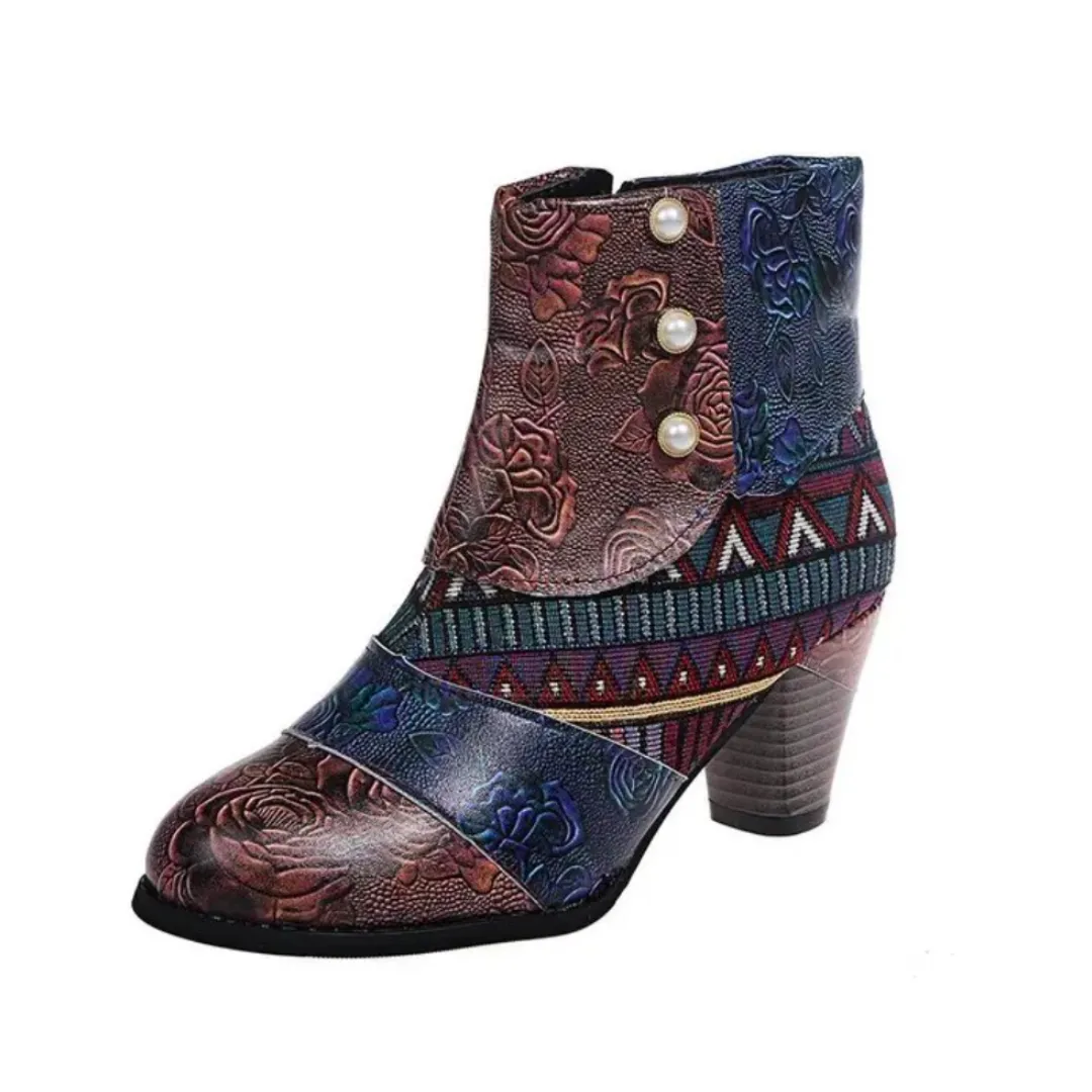 Rosy - Waterproof Retro Boots