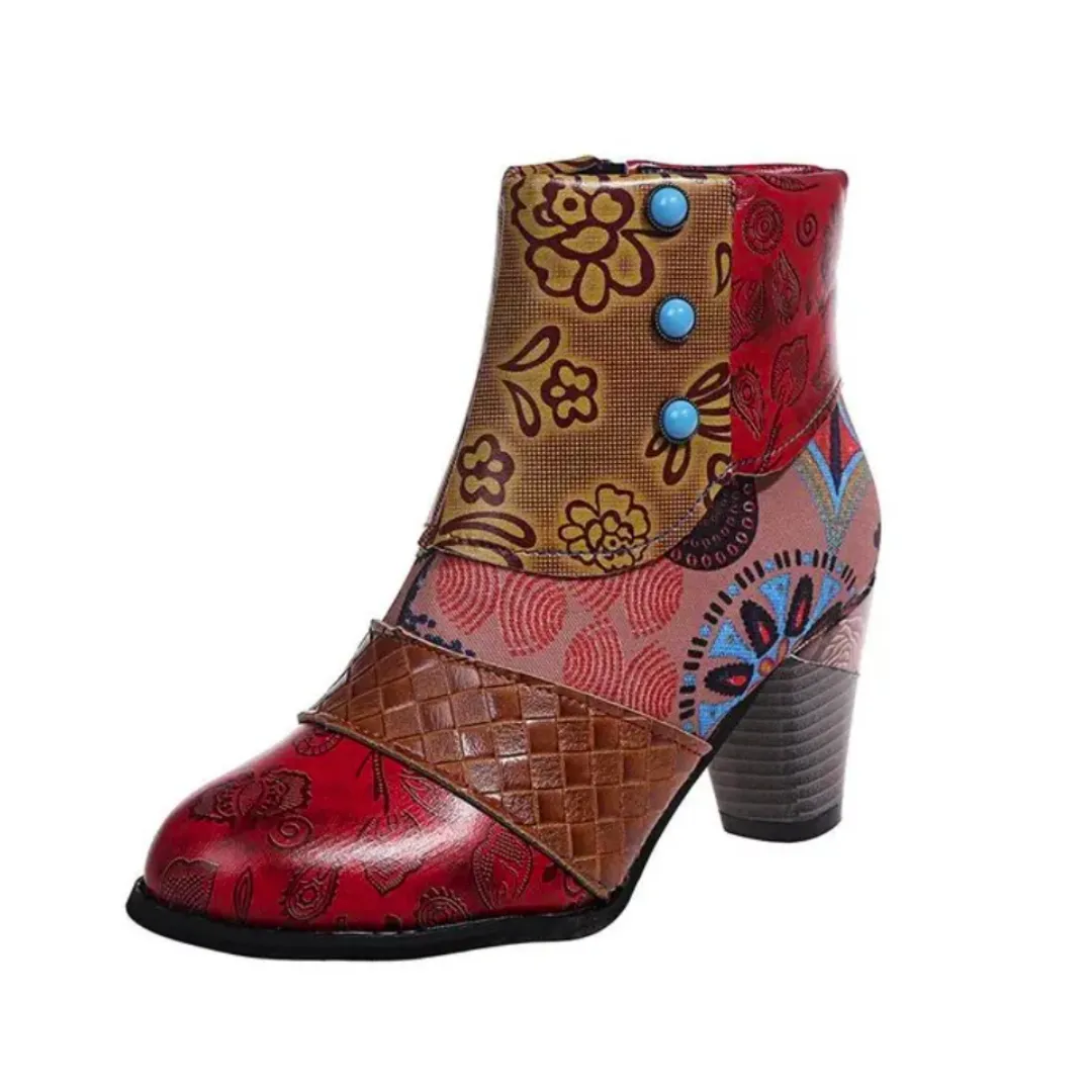 Rosy - Waterproof Retro Boots
