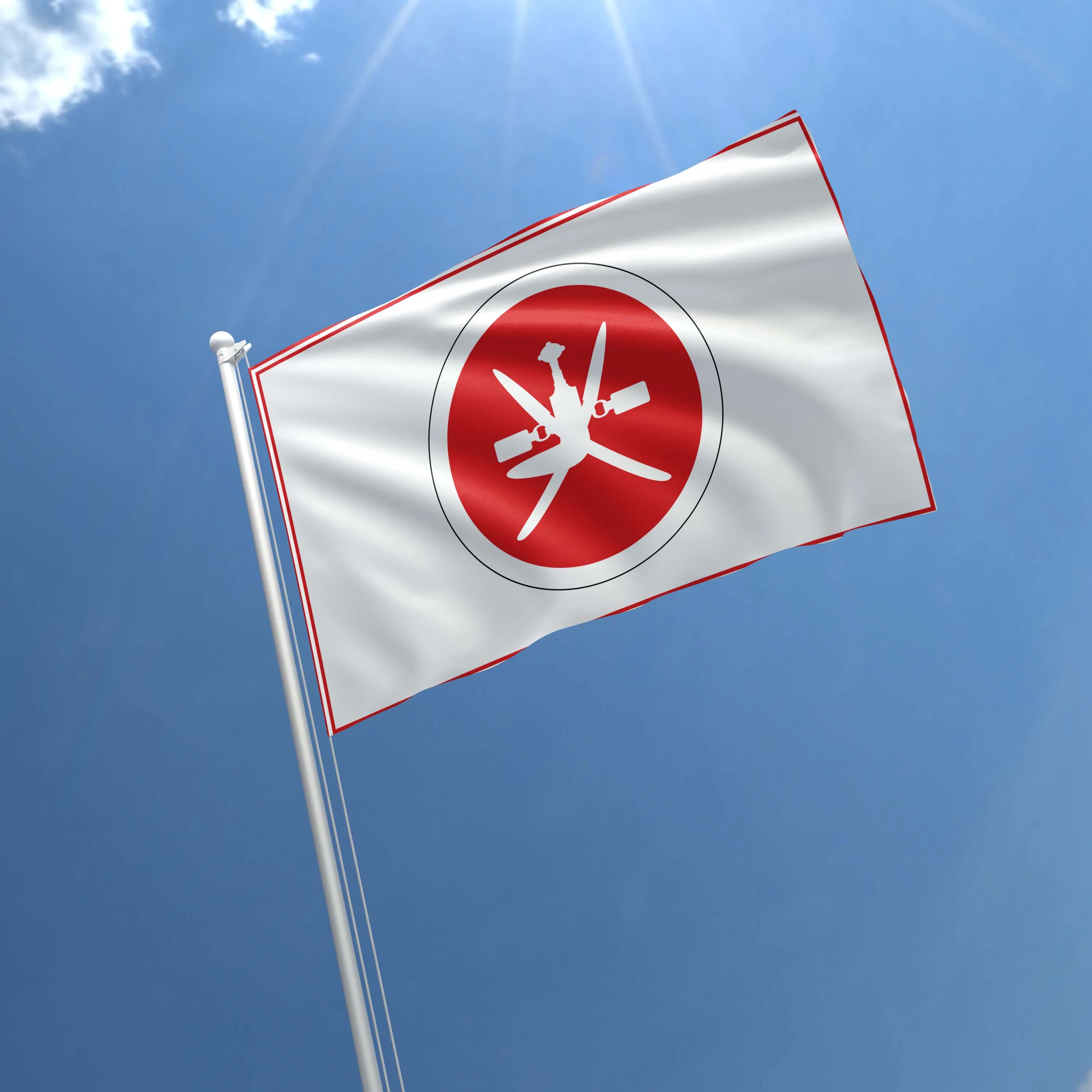 Royal Air Force of Oman Roundel Flag Banner