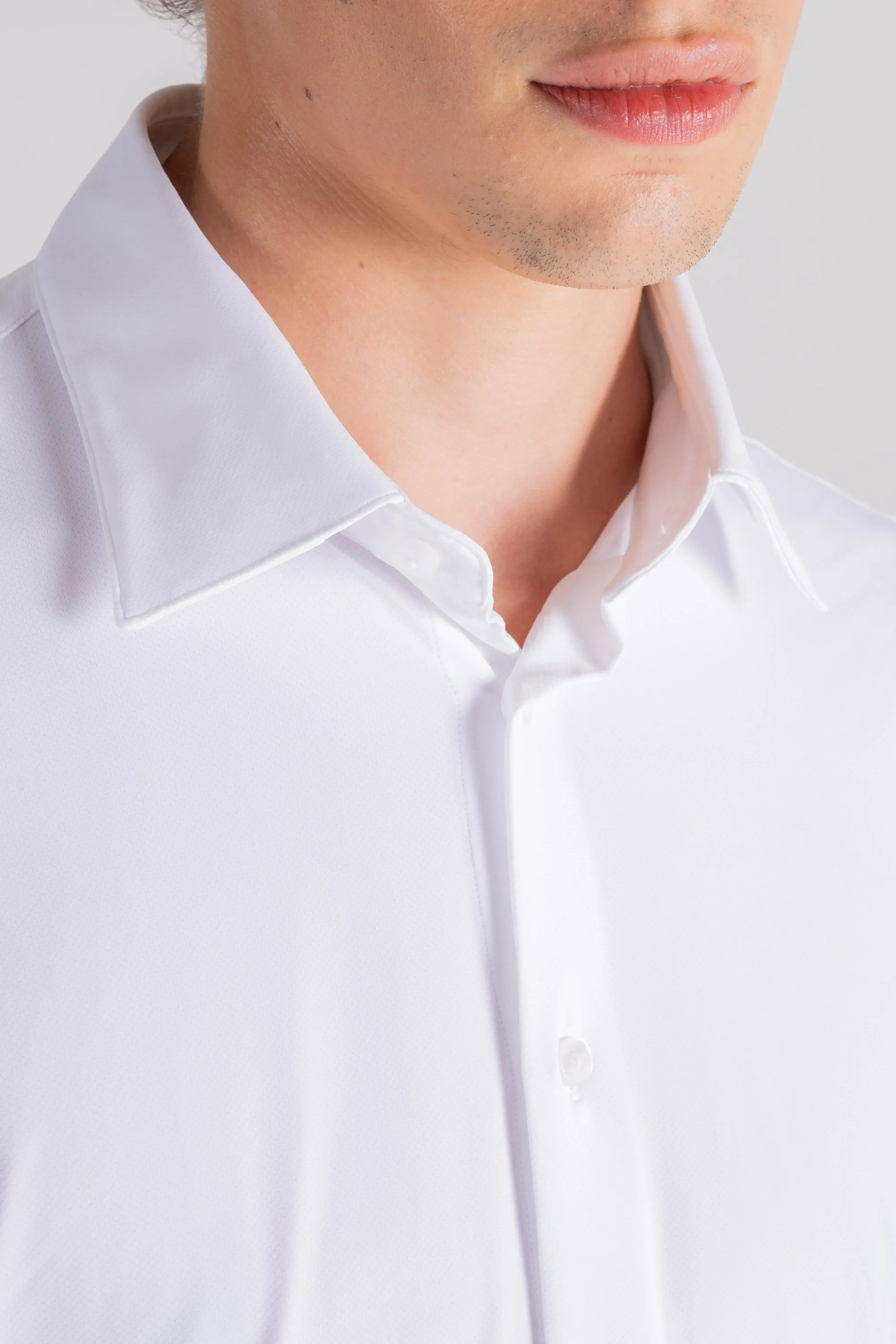RRD Camicia Oxford Elasticizzata Bianco