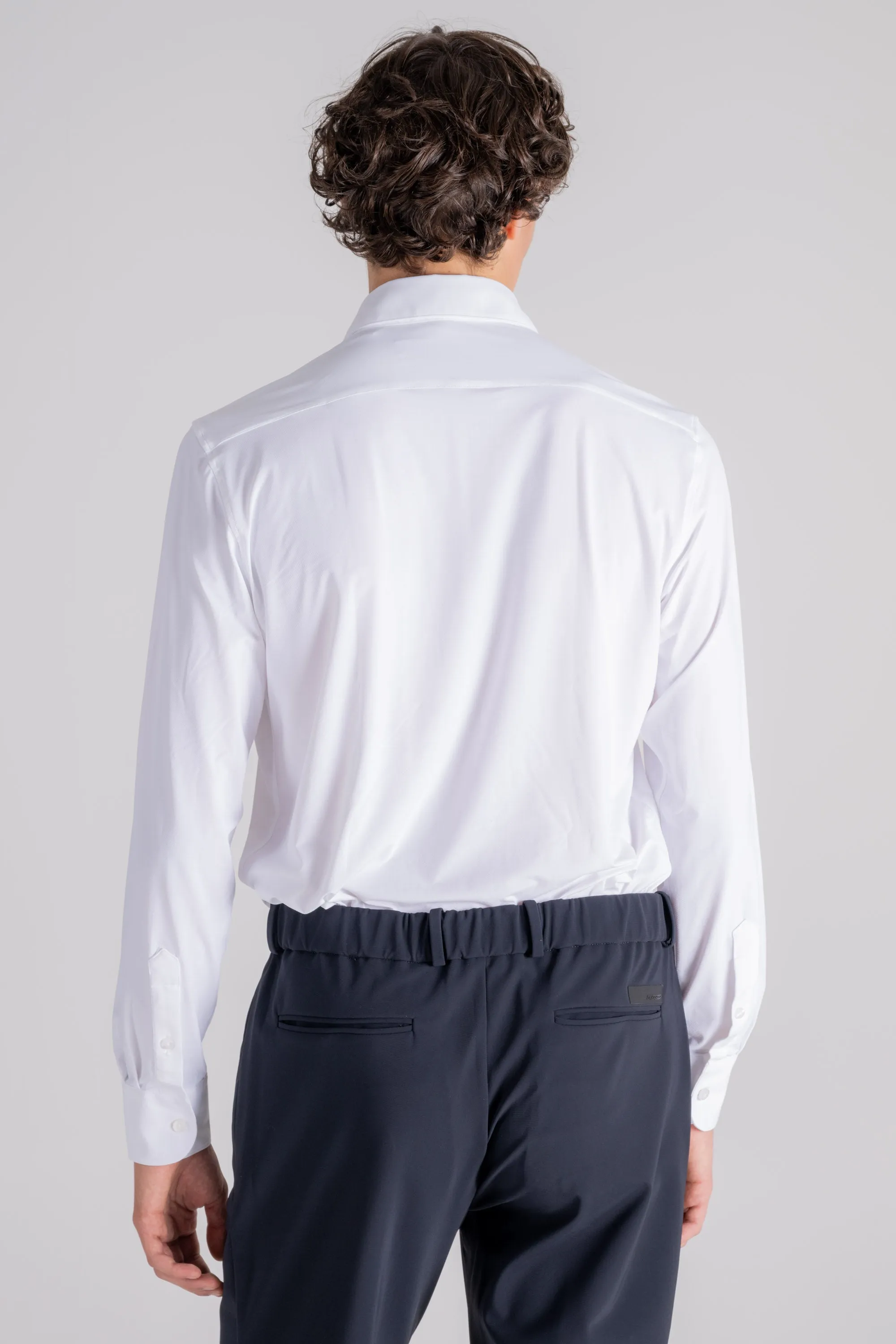 RRD Camicia Oxford Elasticizzata Bianco