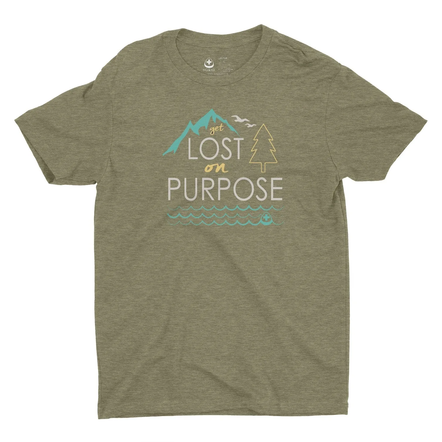 Rugged Men’s Get Lost On Purpose Graphic Tee