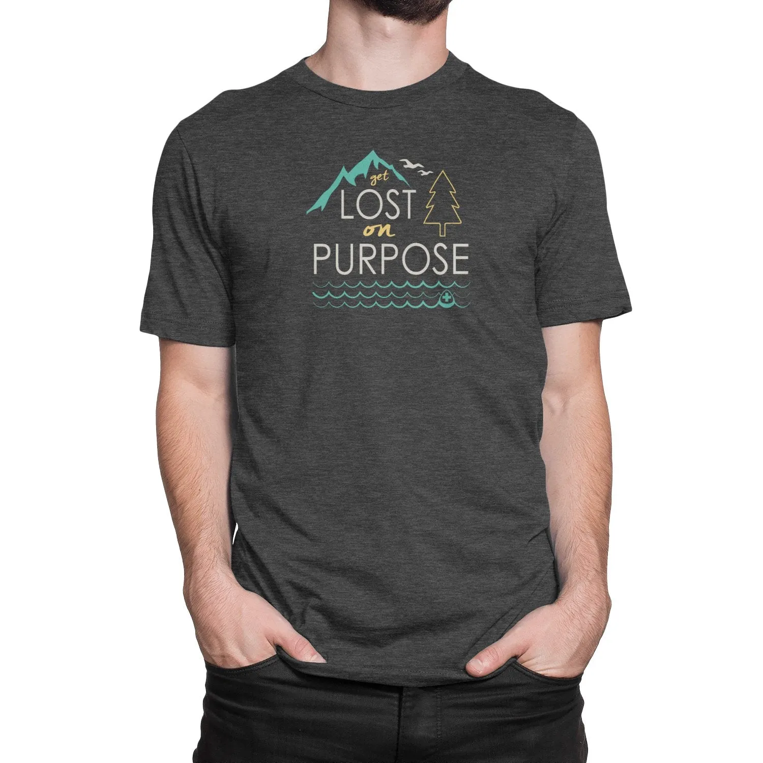 Rugged Men’s Get Lost On Purpose Graphic Tee