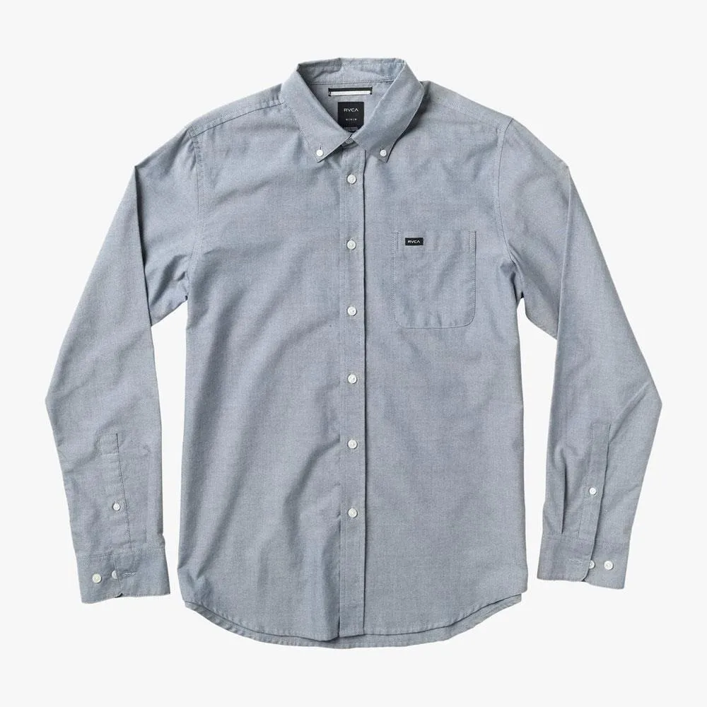 RVCA Boys That'll Do Oxford Long Sleeve Shirts