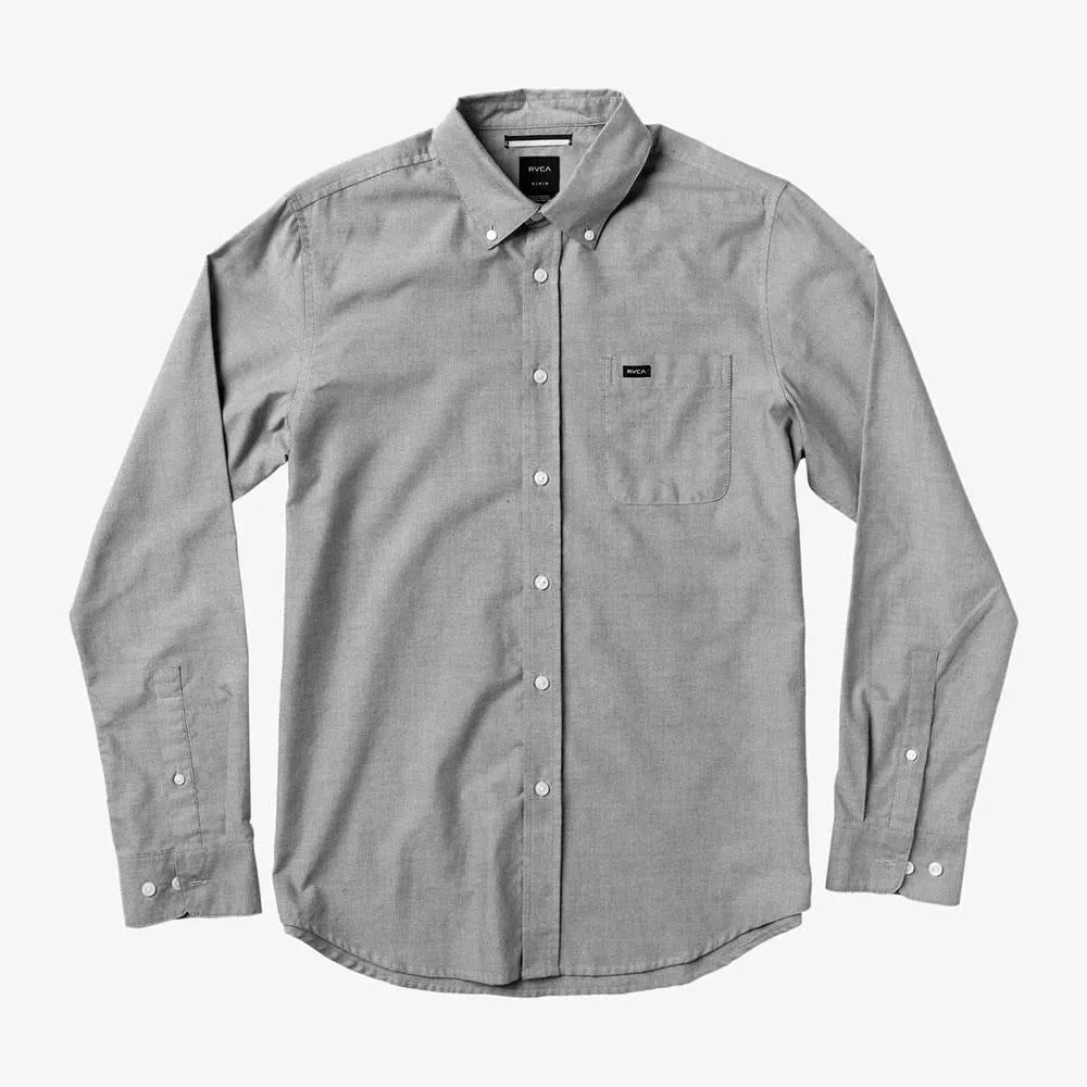 RVCA Boys That'll Do Oxford Long Sleeve Shirts