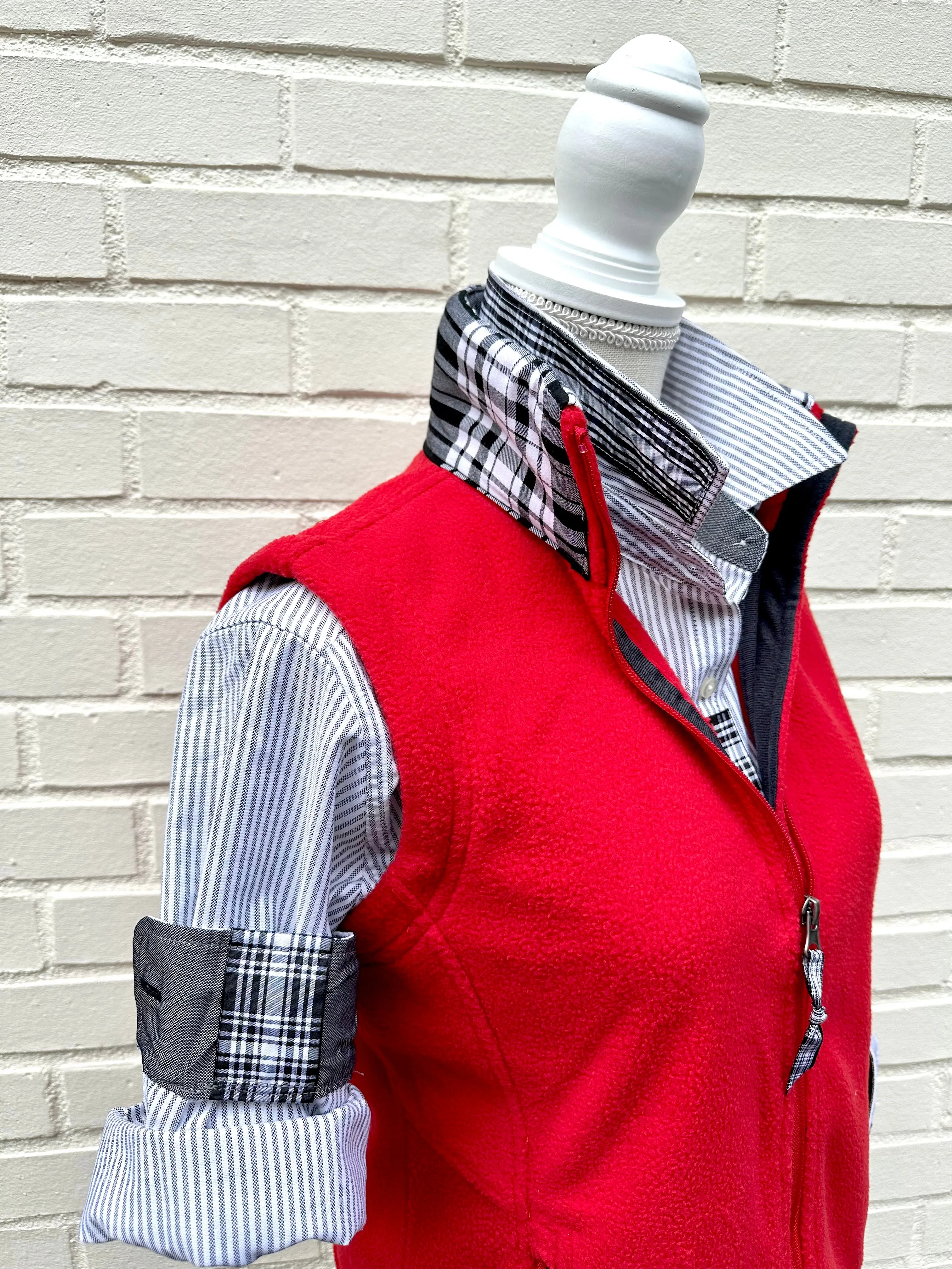 SALE - XS & M ONLY - Casie2 Banker Stripe Oxford Shirt (Casie2 17) *FINAL SALE*