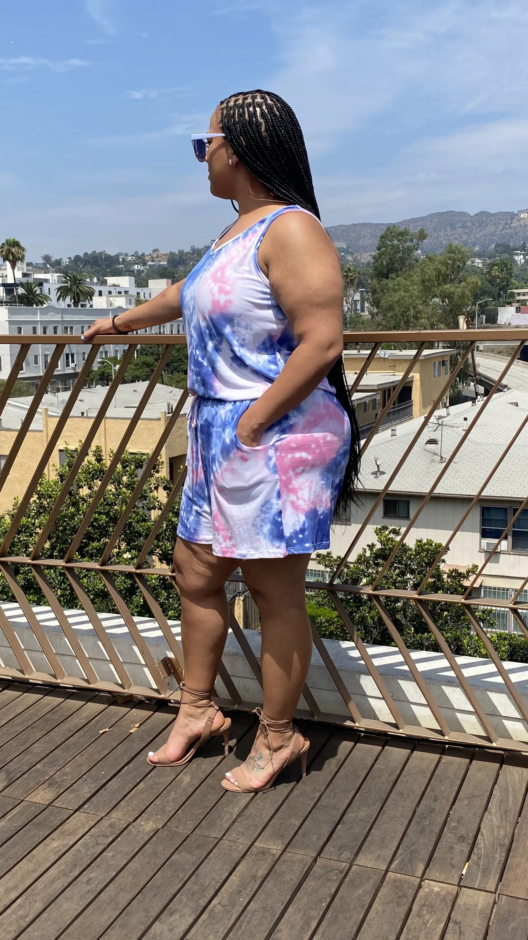 Sarah Tie Dye Romper