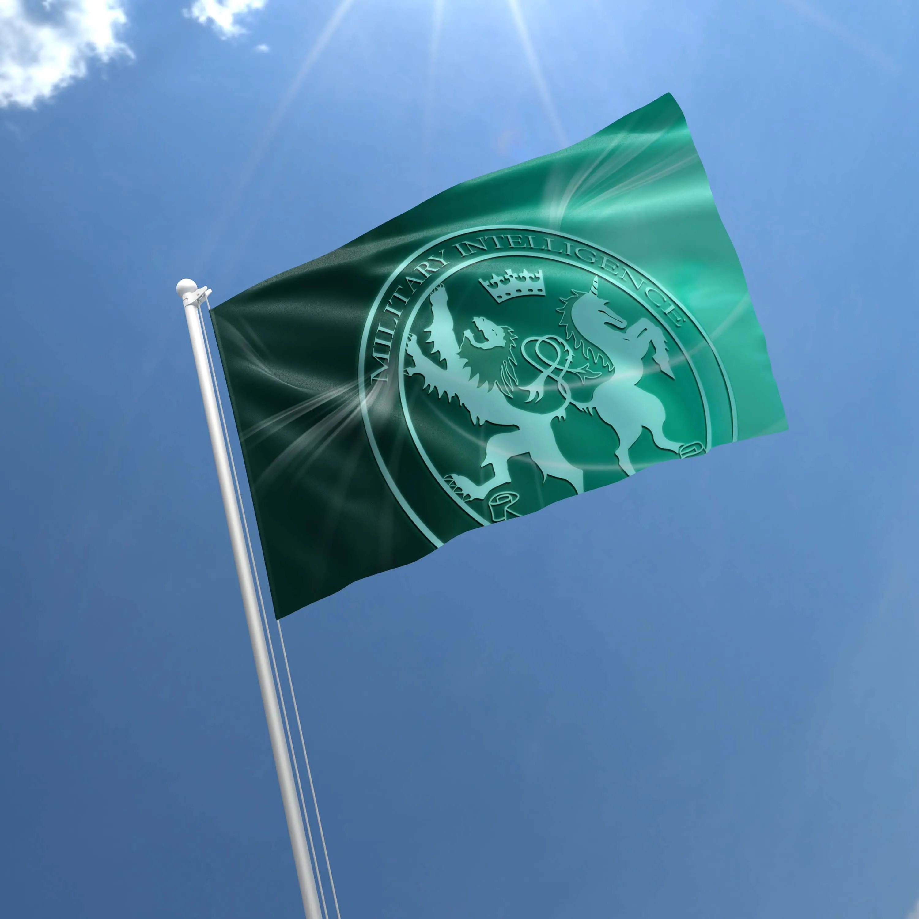 Secret Intelligence Service (SIS) MI6 Foreign Intelligence Service of the United Kingdom Flag Banner