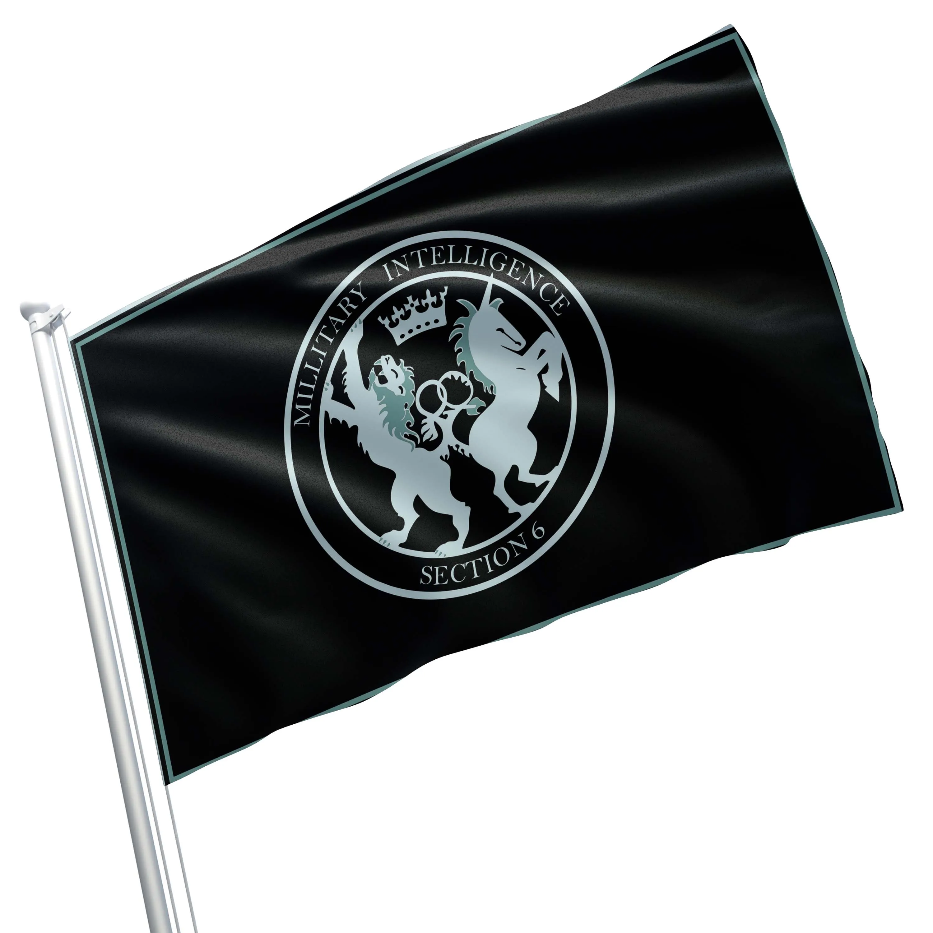 Secret Intelligence Service (SIS) MI6 Foreign Intelligence Service of the United Kingdom Flag Banner