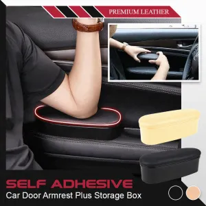 Self-Adhesive Car Door Armrest Plus Storage Box