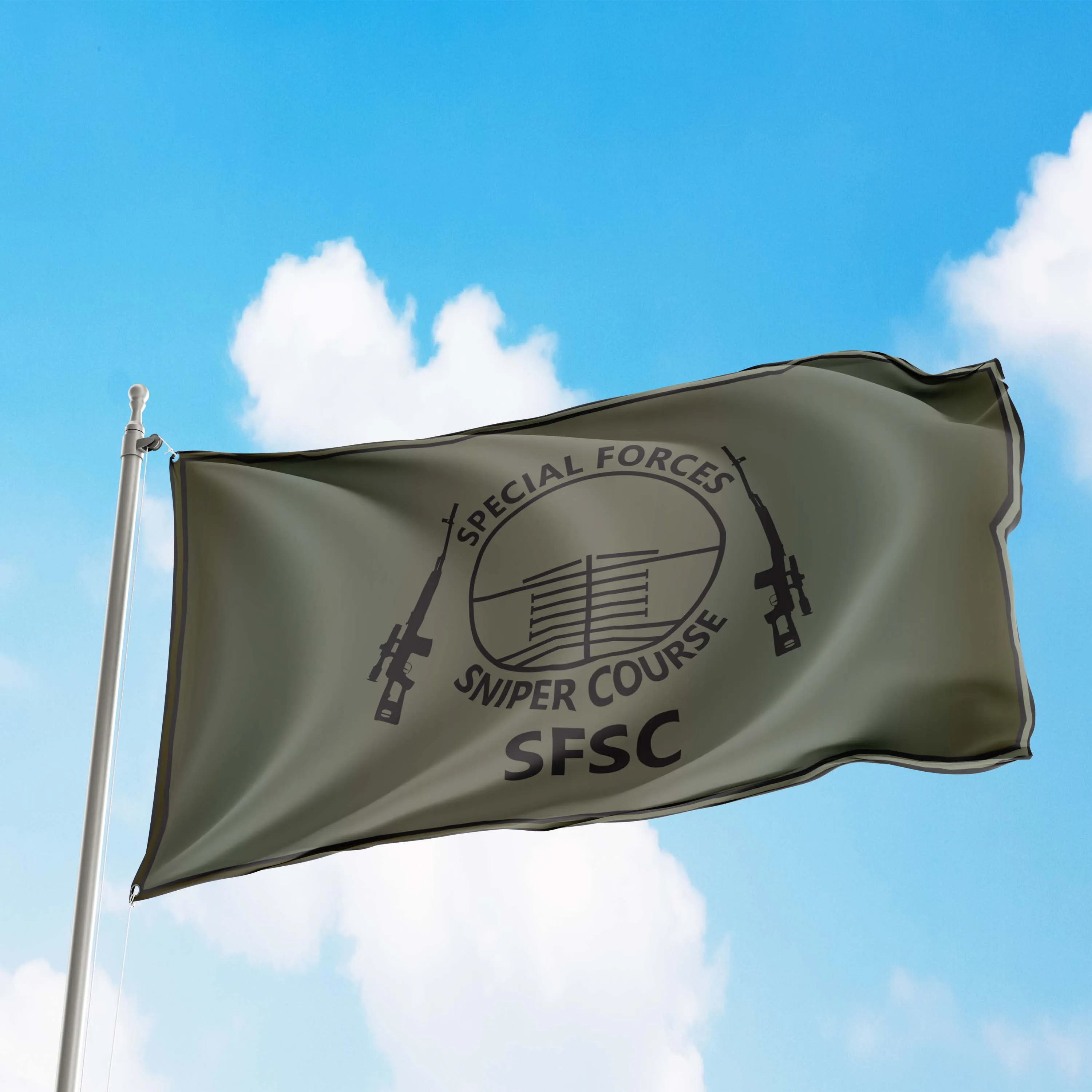 SFSC Sniper Cours Flag Banner