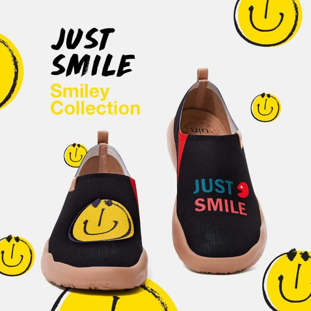 Smiley Black Knitted Women