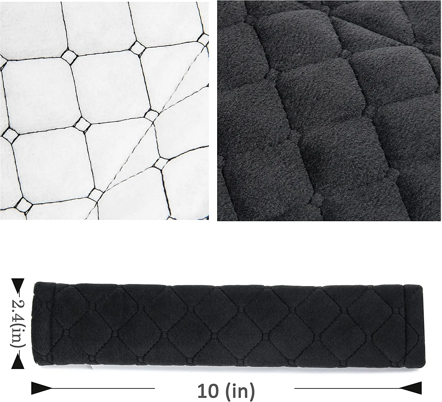 Soft Auto Seat Belt Cover Seatbelt Shoulder Pad Cushions 2 PCS Universal Fit for All Cars and Backpack for a More Comfortable Driving Car Accessories