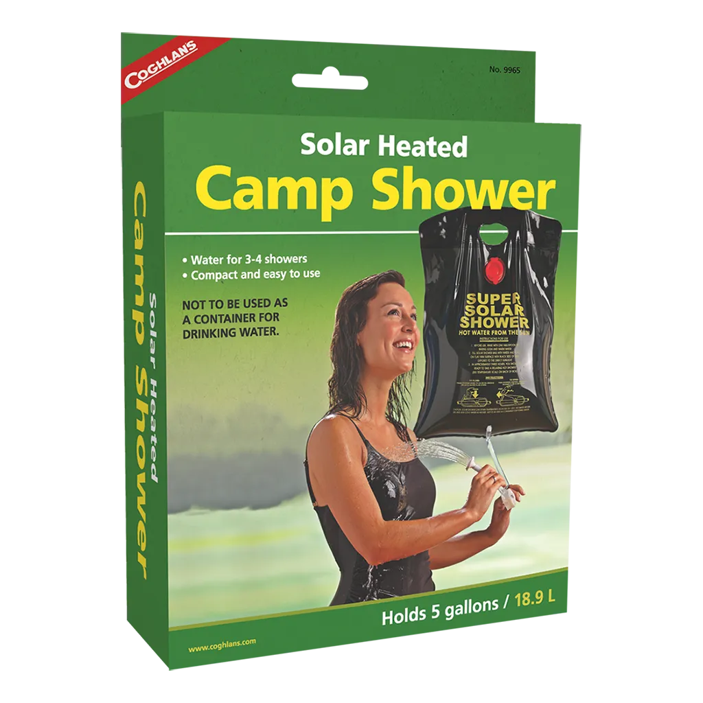 Solar Heated Camp Shower