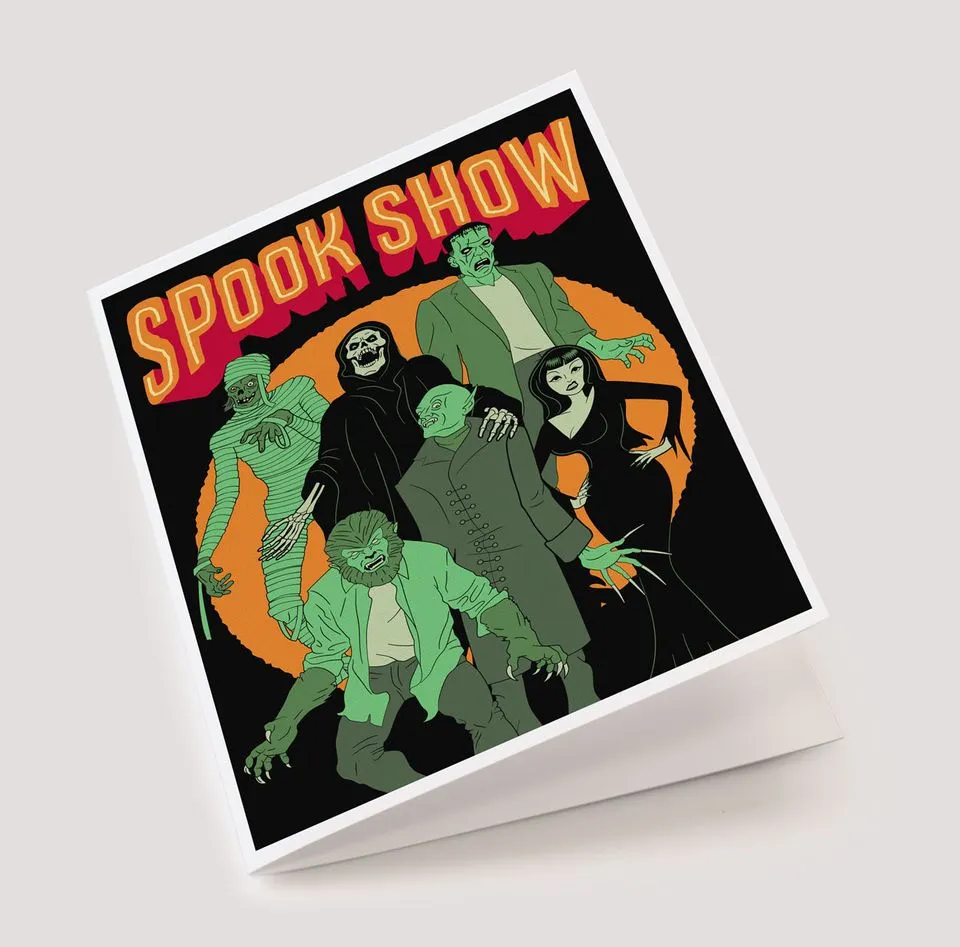 Spook Show Greeting Card