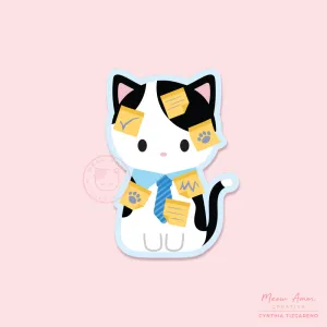 Sticky Situation Cat Vinyl Sticker