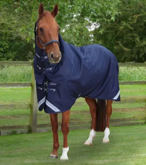 Stratus 1200 Series 0g Turnout Rug with Classic Neck Cover Navy