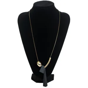 Stylish Long Wooden Necklace