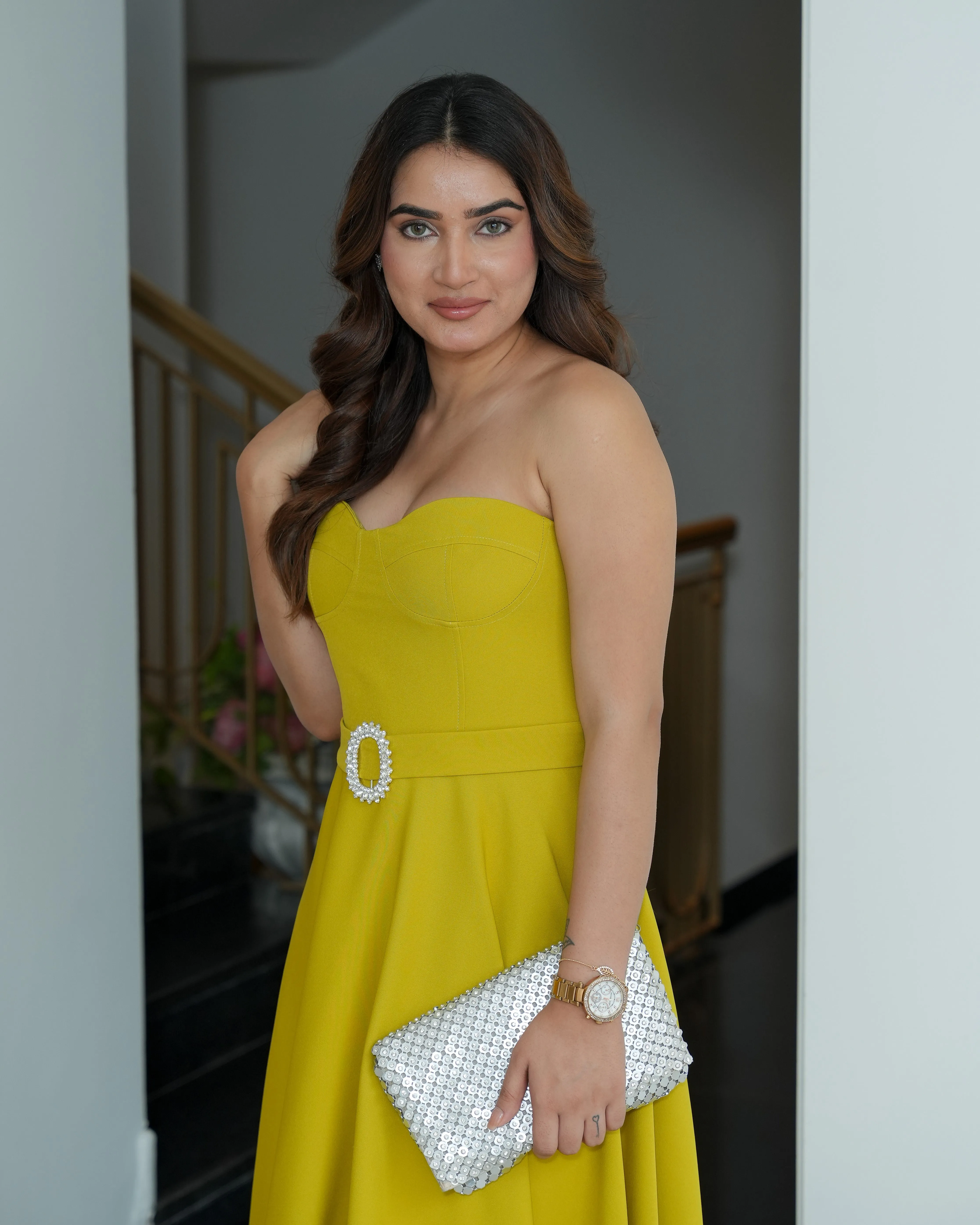 Stylish Strapless Dress