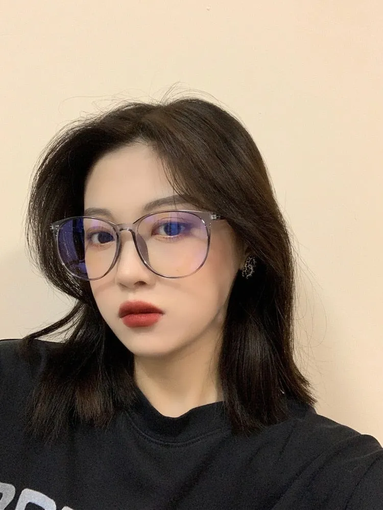 Stylish Transparent Blue Light Blocking Eyeglasses