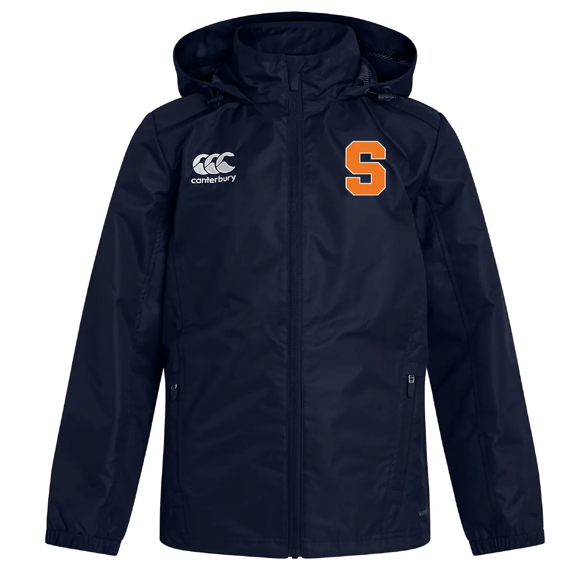 Syracuse University Women's RFC Club Vaposhield Full Zip Rain Jacket by Canterbury