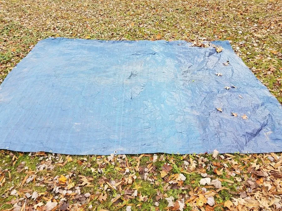 Tarpaulin Canvas/ Blue White Canvas Sheet/ Canvas Cover/ Painting Sheet/ Picnic/ Camping Sheet