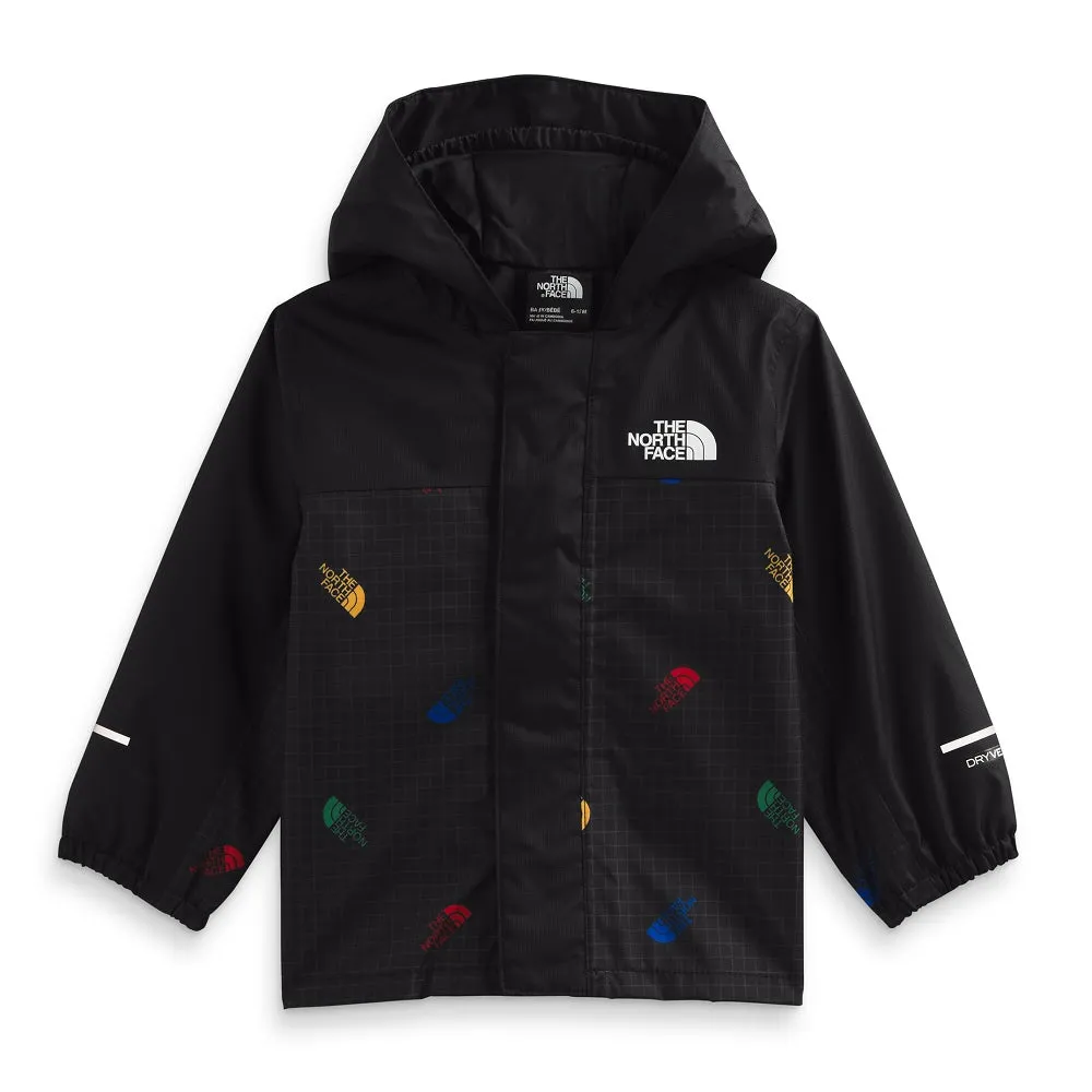 The North Face Baby Antora Rain Jacket (TNF Black Tossed Logo Grid)