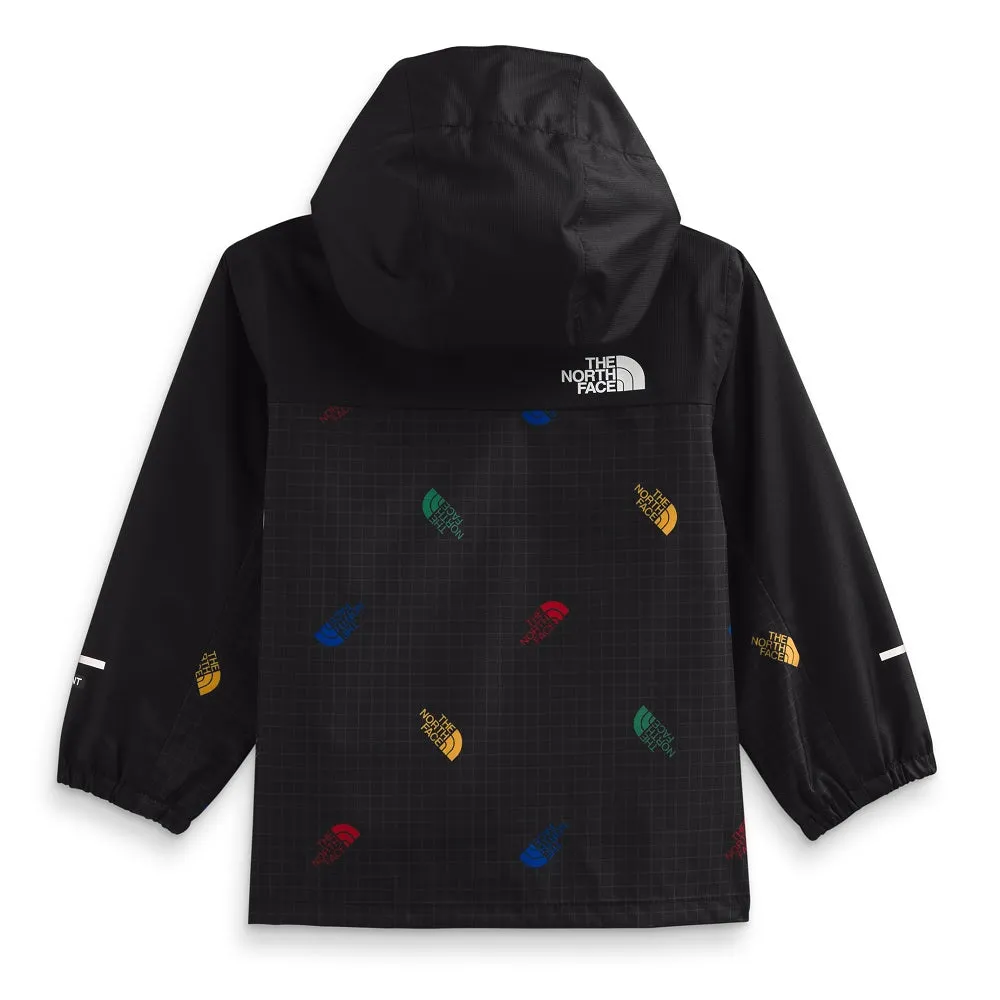 The North Face Baby Antora Rain Jacket (TNF Black Tossed Logo Grid)