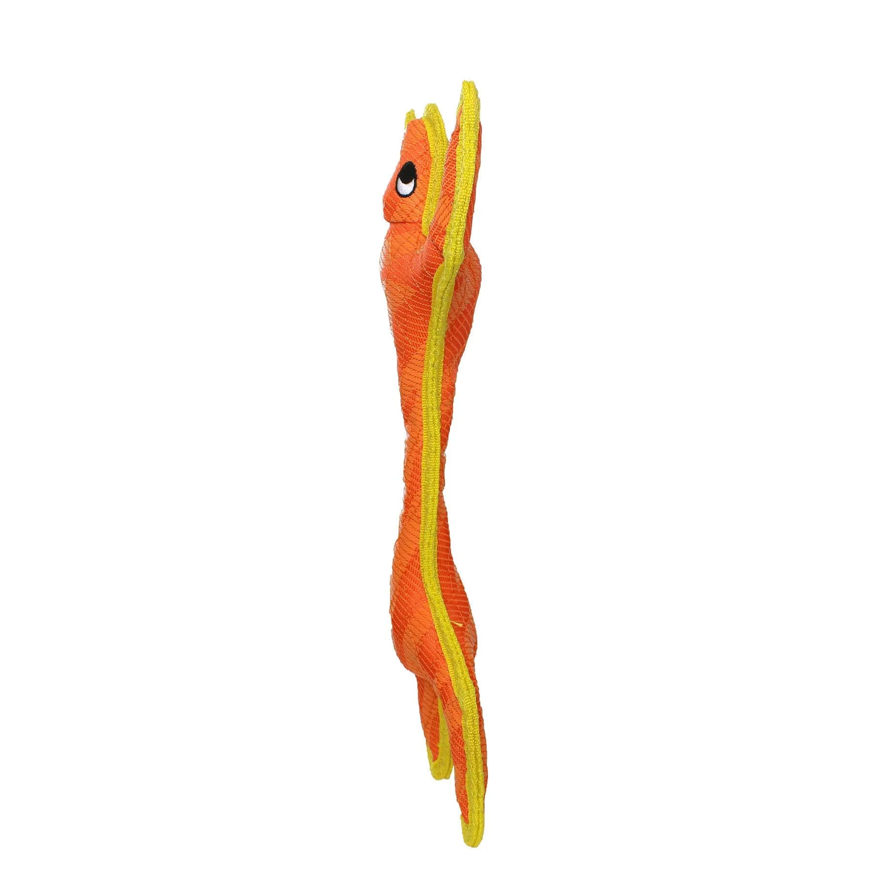 Tuffy Dog Toys - VIP Products - DuraForce Lizard - Orange, Durable, Squeaky Dog Toy
