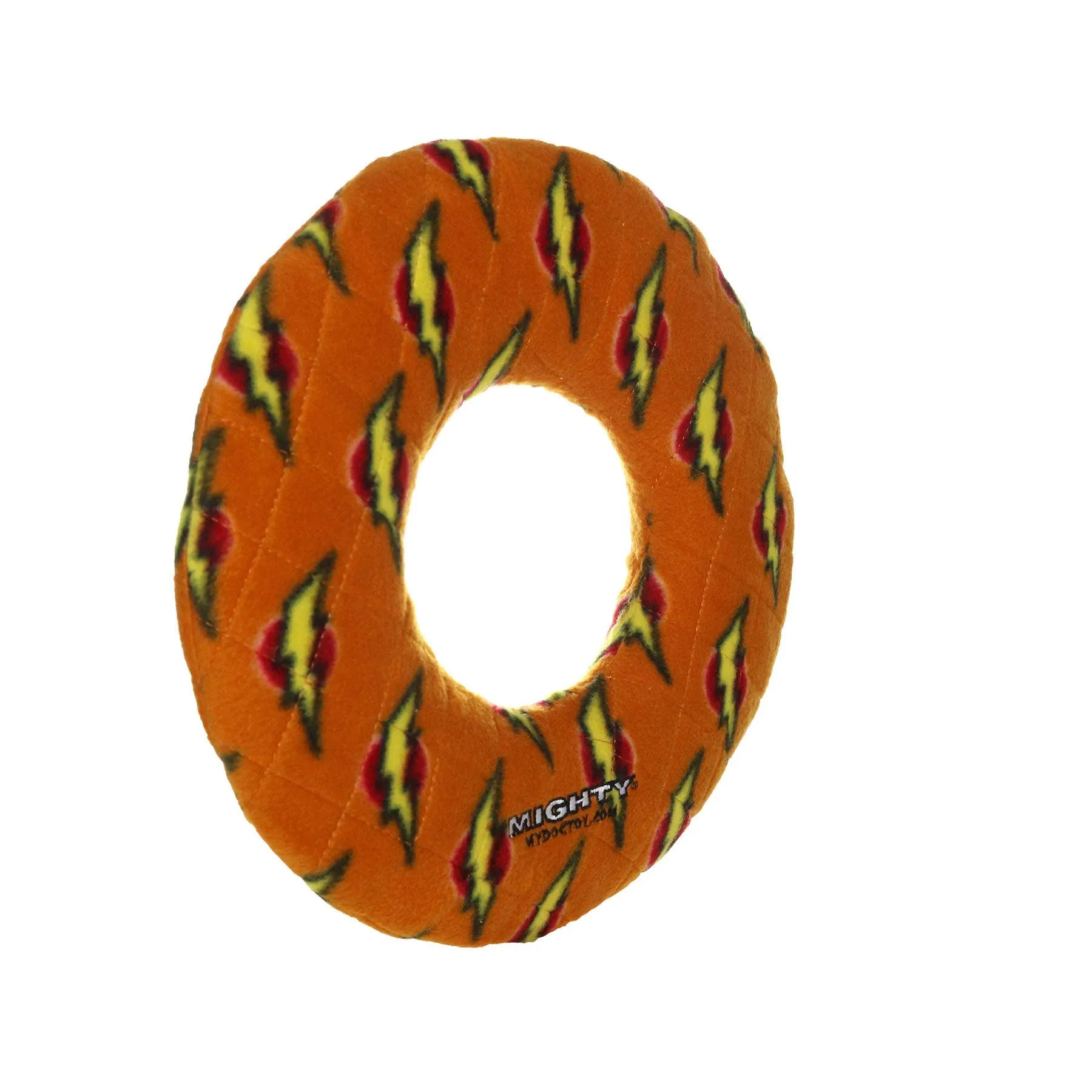 Tuffy Dog Toys - VIP Products - Mighty Ring - Orange, Durable, Squeaky Dog Toy, No Stuffing