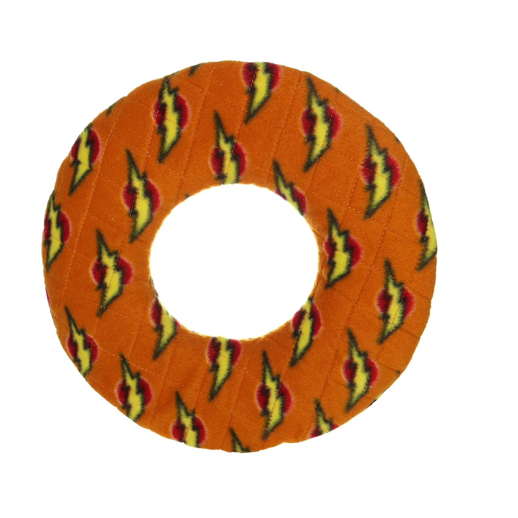 Tuffy Dog Toys - VIP Products - Mighty Ring - Orange, Durable, Squeaky Dog Toy, No Stuffing
