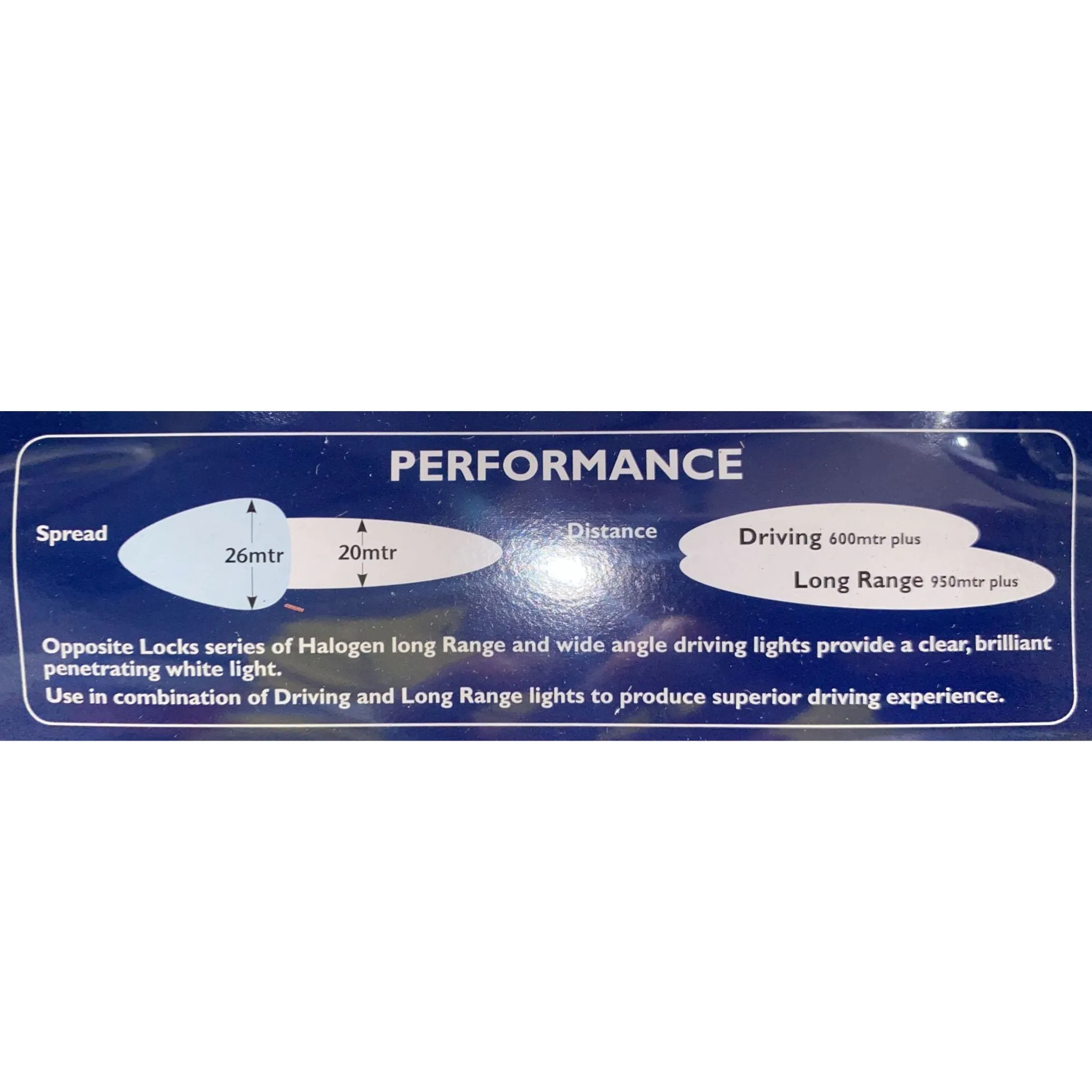 Twin Pack Opposite Lock 200 Series | 100W 12V Driving Light Set