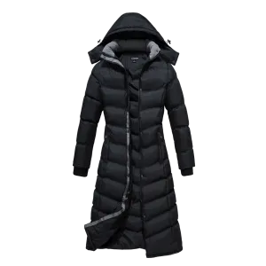u2wear Women Full Length Puffer Coat - Warm, Stylish, and Durable