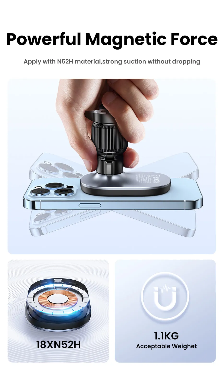 Ugreen Magnetic Car Wireless Charger 15W CD345