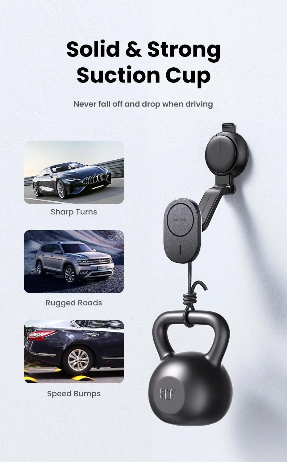 Ugreen Magnetic Car Wireless Charger 15W CD345