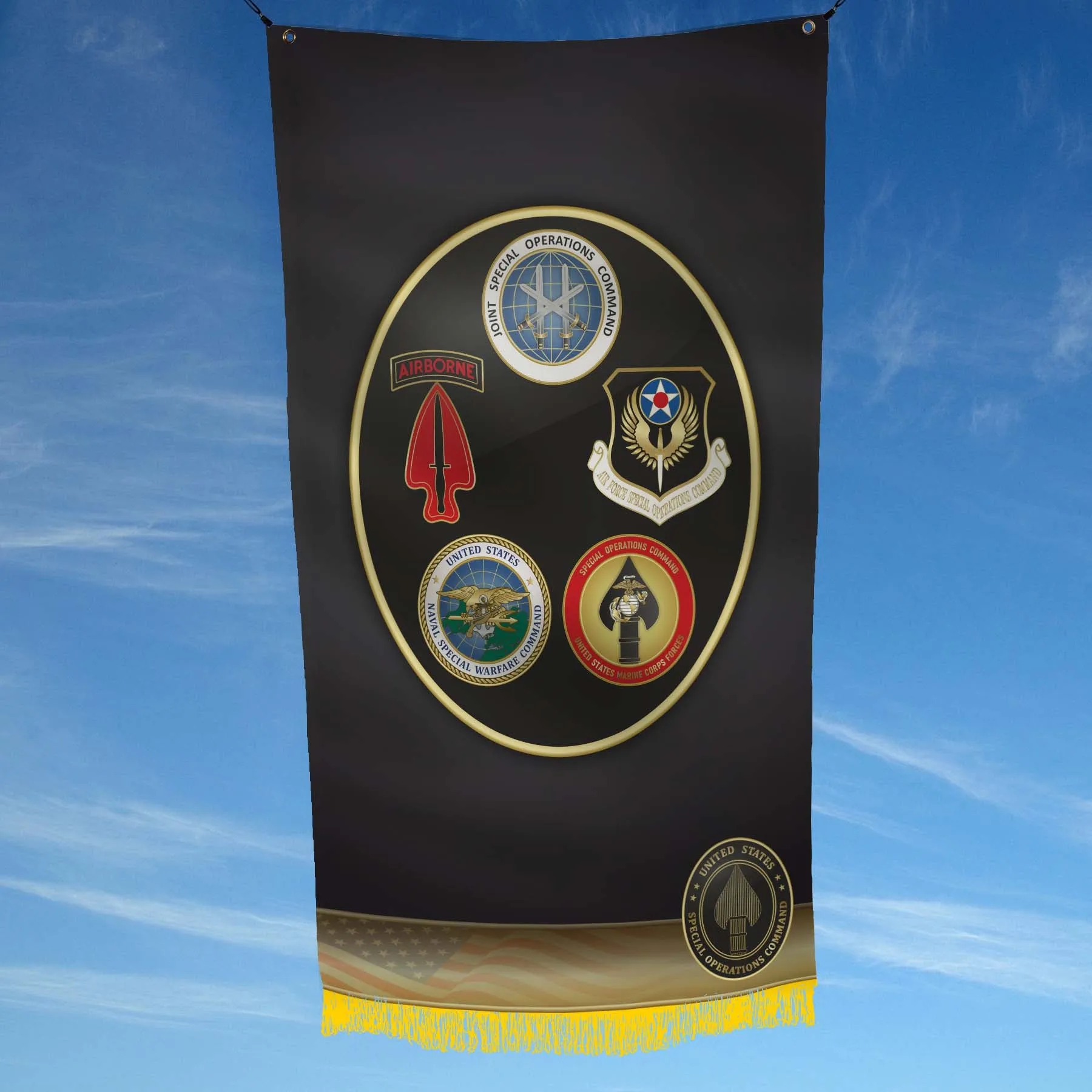 US Special Operations Command - USSOCOM Flag Banner