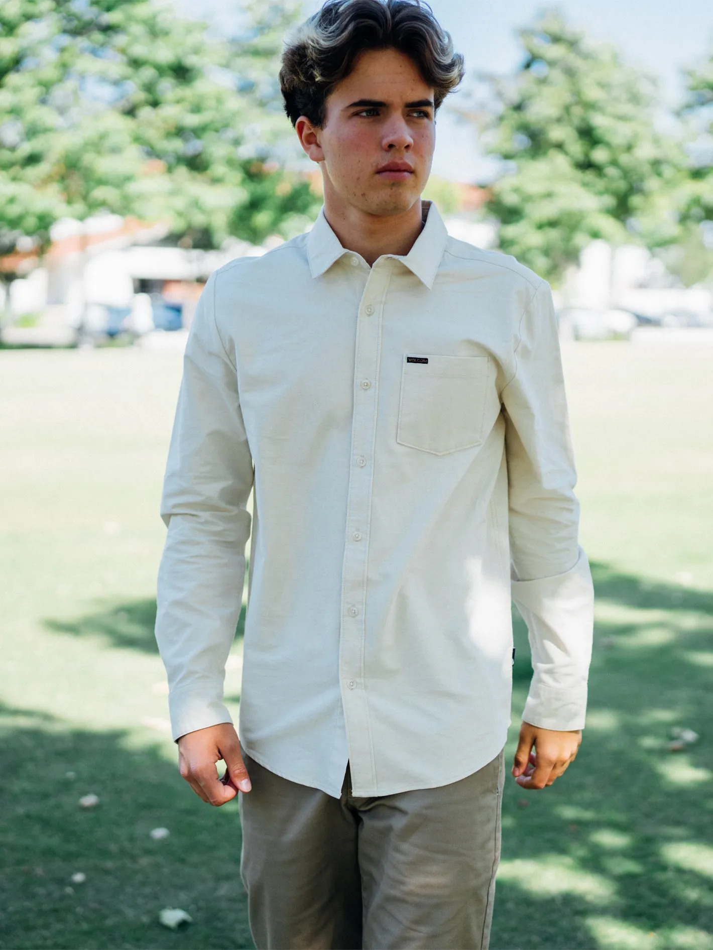 Veeco Oxford Hemd - Dirty White