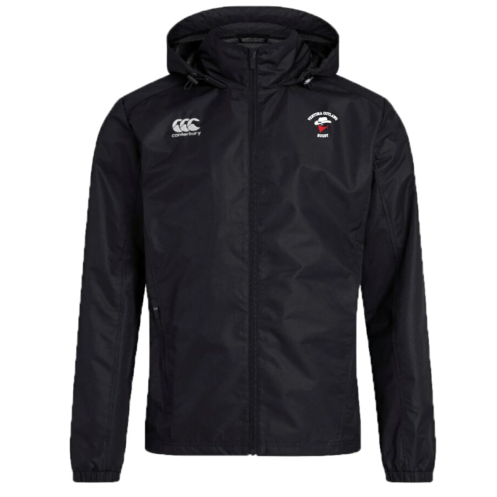 Ventura Outlaws Rugby Club Vaposhield Full Zip Rain Jacket by Canterbury